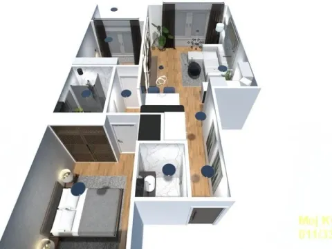 Sale, three bedroom apartment, 68m², Dušanovac, Voždovac Sve Podlokacije - image 13