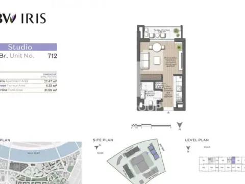 Sale, one bedroom apartment, 32m², Savski Venac, Beograd - image 5