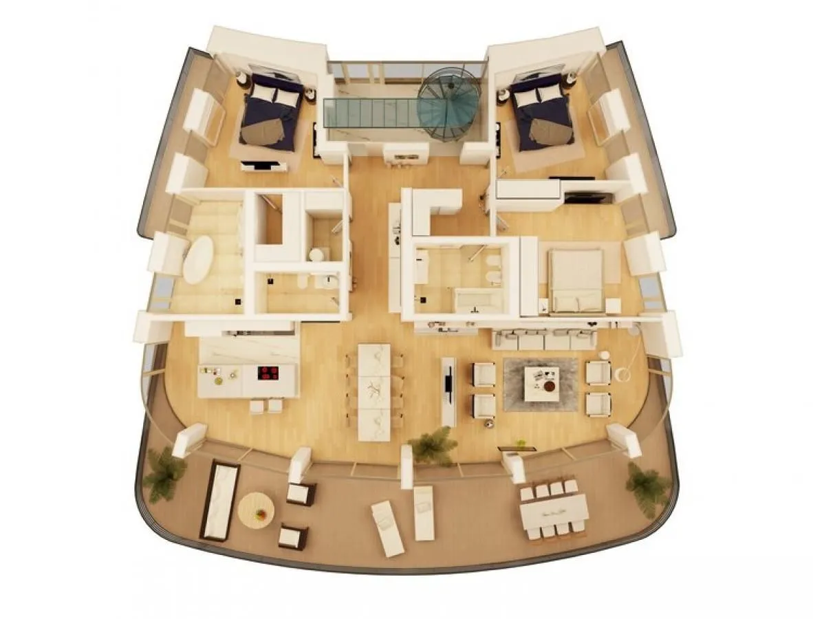 Sale, three bedroom apartment, 1m², Budva, Crna Gora
