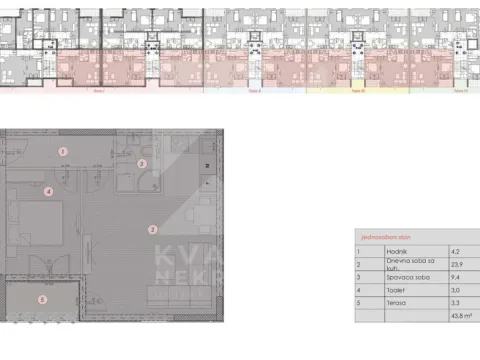 Prodaja, jednosoban stan, 44m², Zabjelo, Podgorica - image 7