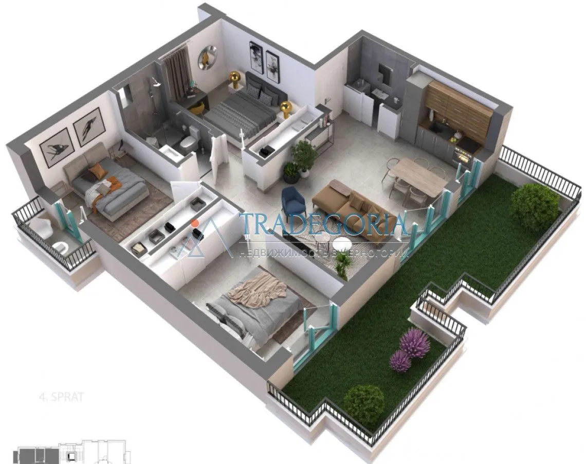 Prodaja, trosoban stan, 187m², Dobrota, Kotor