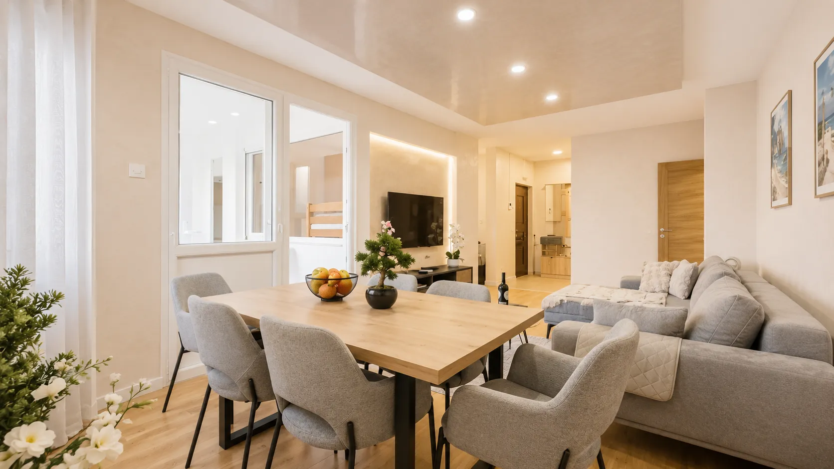 Prodaja, dvosoban stan, 62m², Seljanovo, Tivat