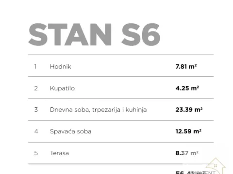 Prodaja, dvosoban stan, 56m², Centar Sve Podlokacije, Beograd - image 3