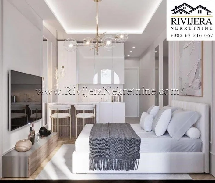 Sale, one bedroom apartment, 41m², Prčanj, Kotor