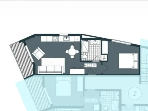 Prodaja, jednosoban stan, 42m², Donja Lastva, Tivat - image 7