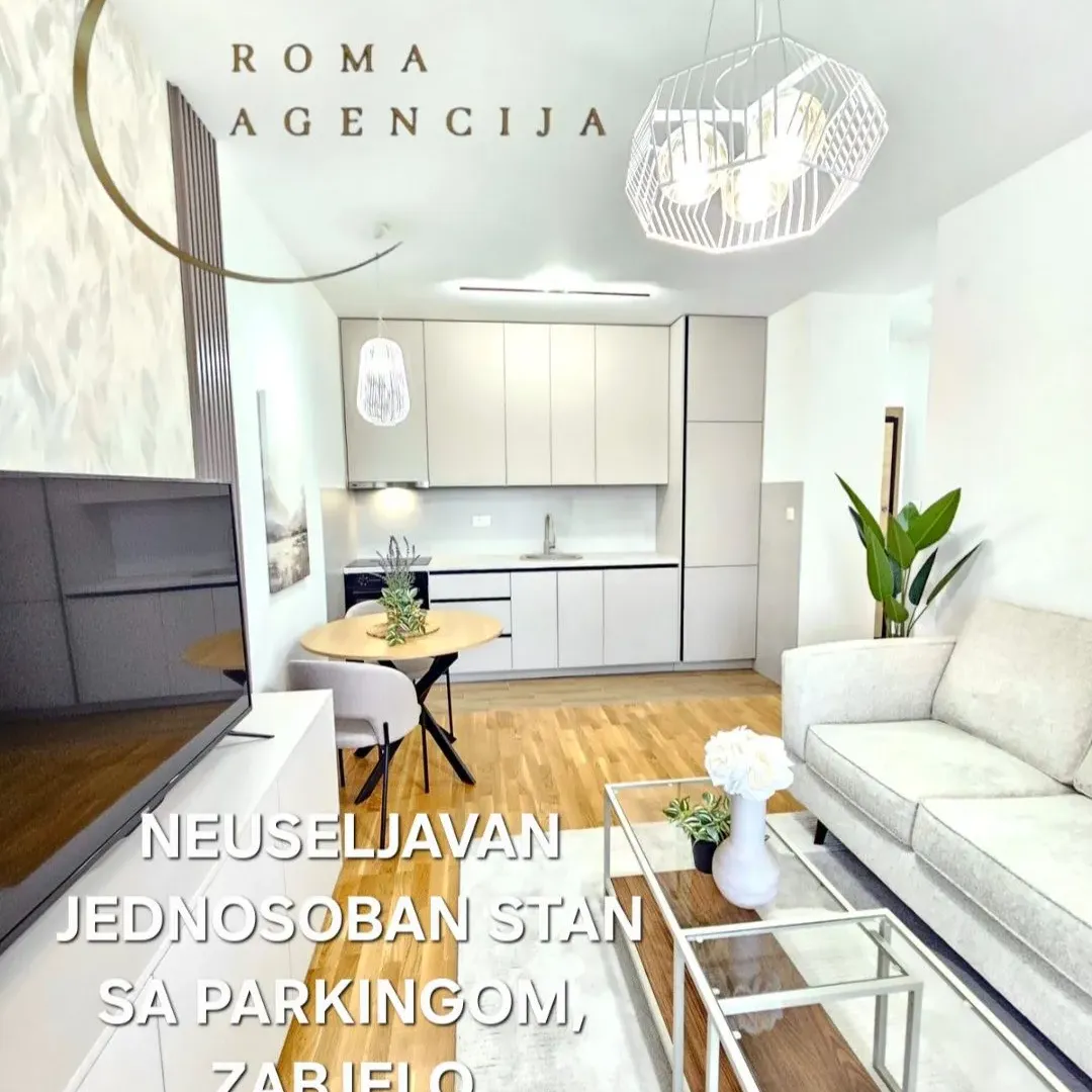 Rent, one bedroom apartment, 37m², Zabjelo, Podgorica