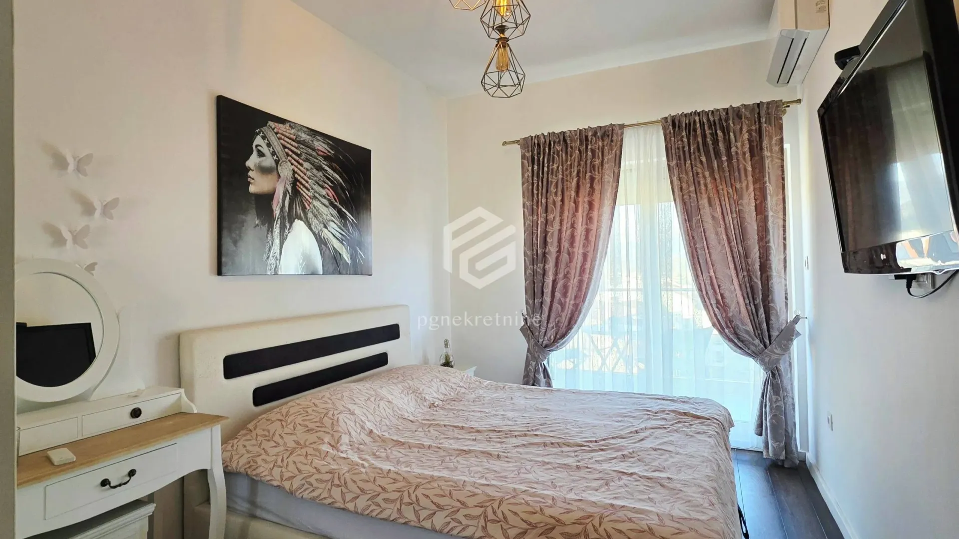 Rent, one bedroom apartment, 48m², Vezirov Most, Podgorica