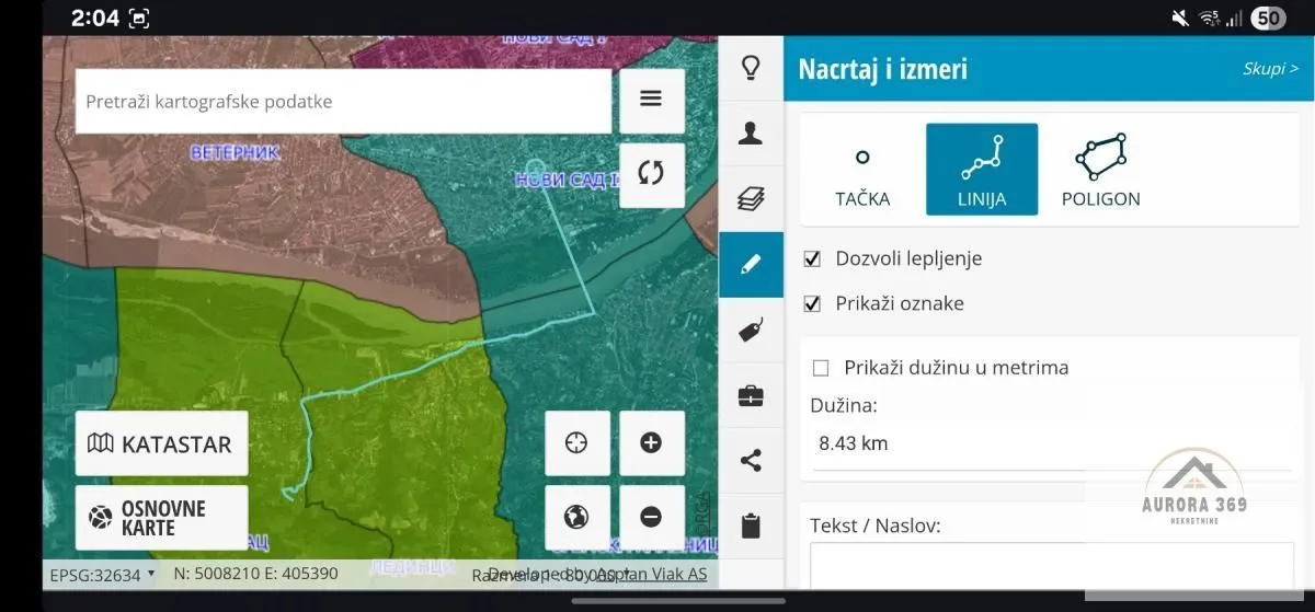 Prodaja, plac, 1400m², Beočin, Srbija