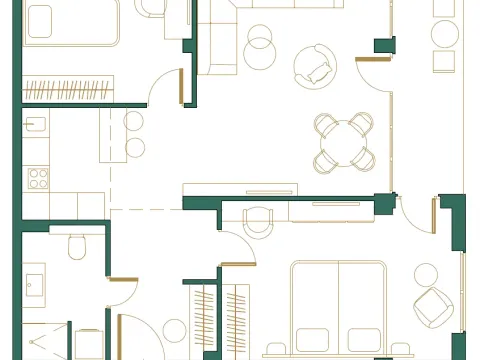 Prodaja, dvosoban stan, 78m², Centar, Kolašin - image 8