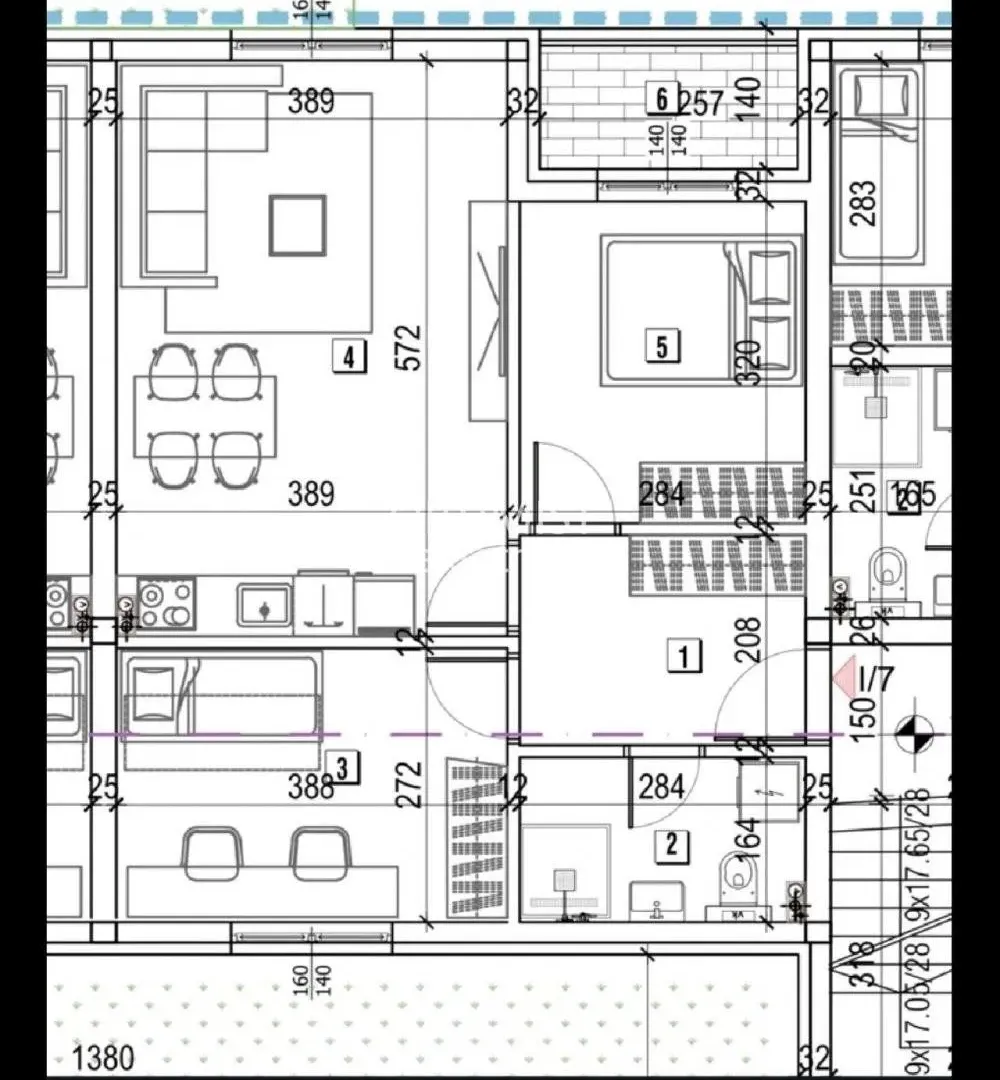 Prodaja, dvosoban stan, 56m², Batajnica, Beograd