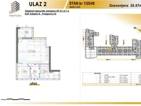 Sale, apartment, 35m², Zabjelo, Podgorica - image 3