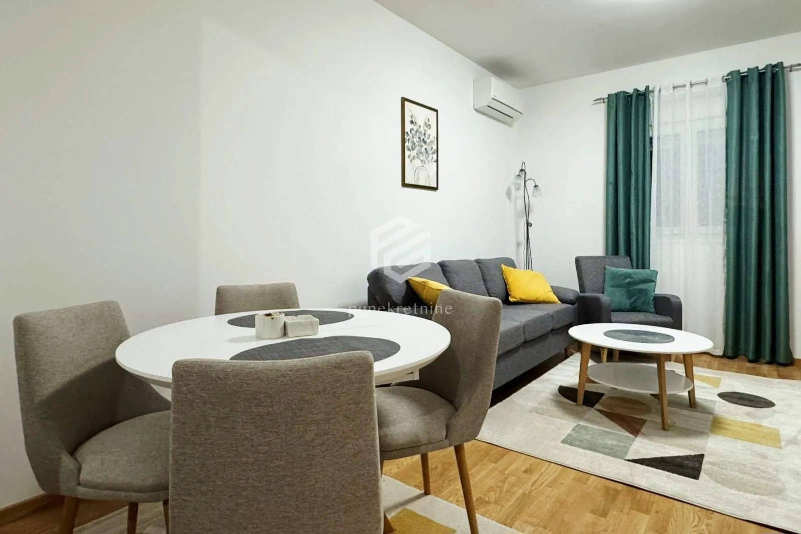 Rent, one bedroom apartment, 46m², Stari Aerodrom, Podgorica