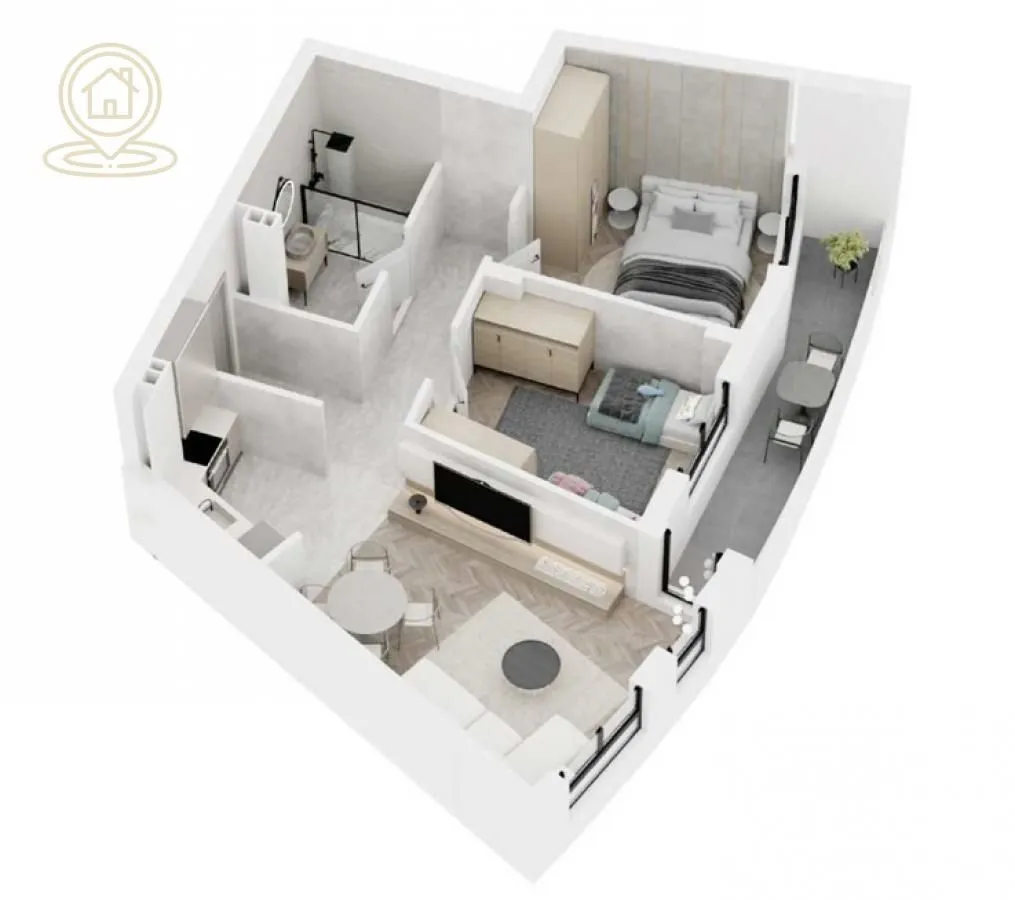 Sale, three bedroom apartment, 56m², Telep, Novi Sad Sve Podlokacije