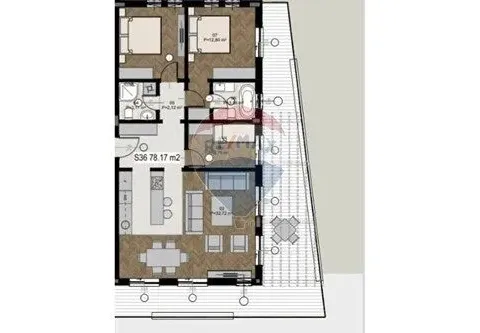 Prodaja, trosoban stan, 78m², Centar, Bar - image 6
