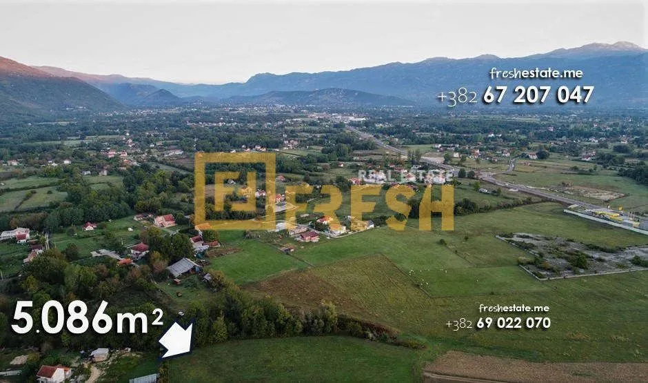 Prodaja, plac, 5086m², Danilovgrad, Crna Gora