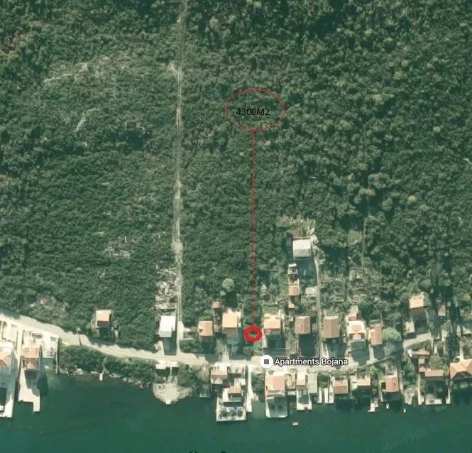 Prodaja, plac, 4300m², Tivat, Crna Gora
