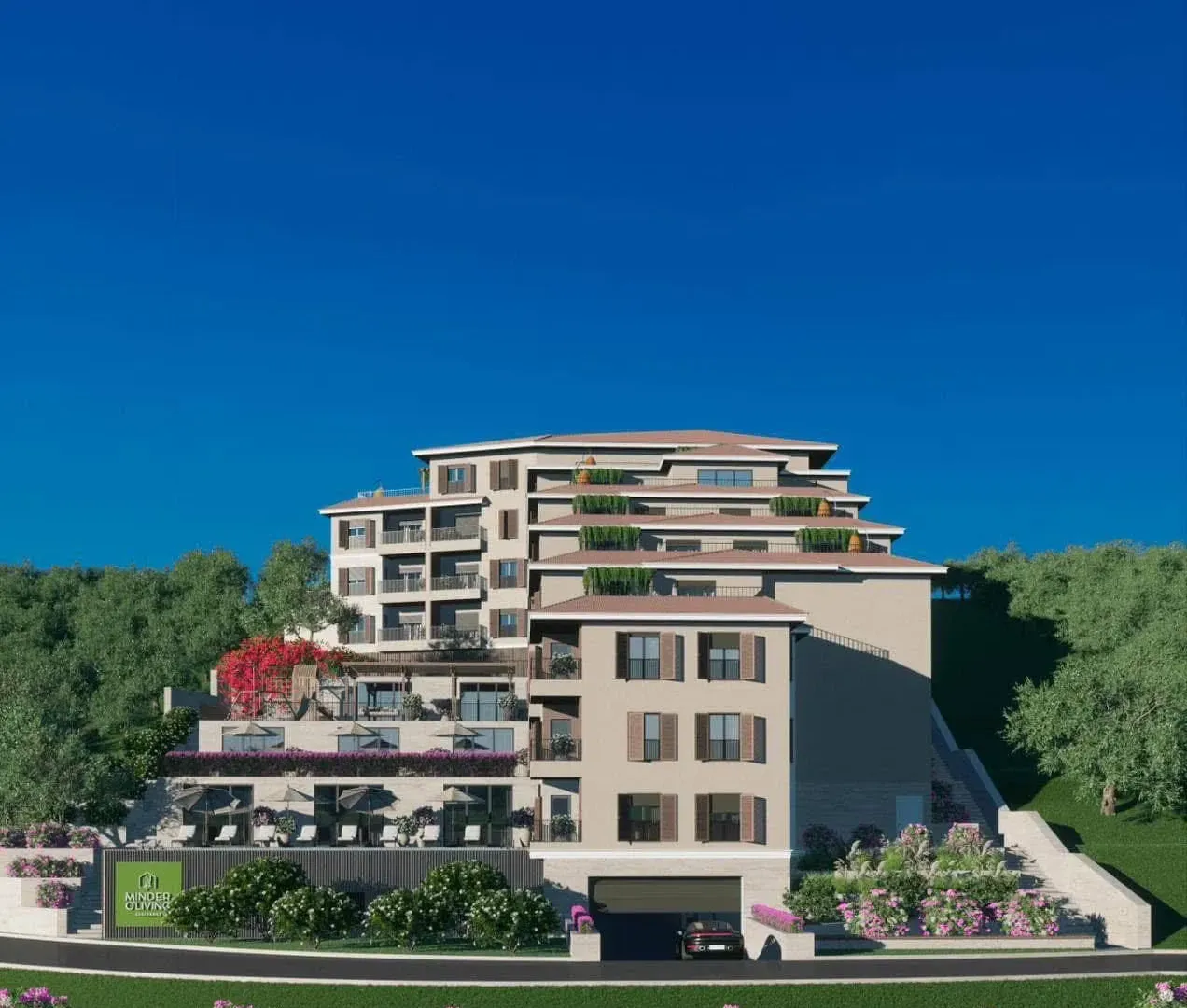 Prodaja, jednosoban stan, 42m², Bečići, Budva