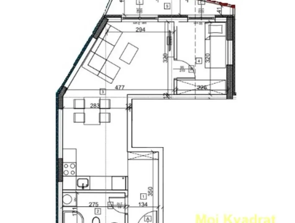 Prodaja, jednosoban stan, 46m², Uciteljsko Naselje, Zvezdara Sve Podlokacije
