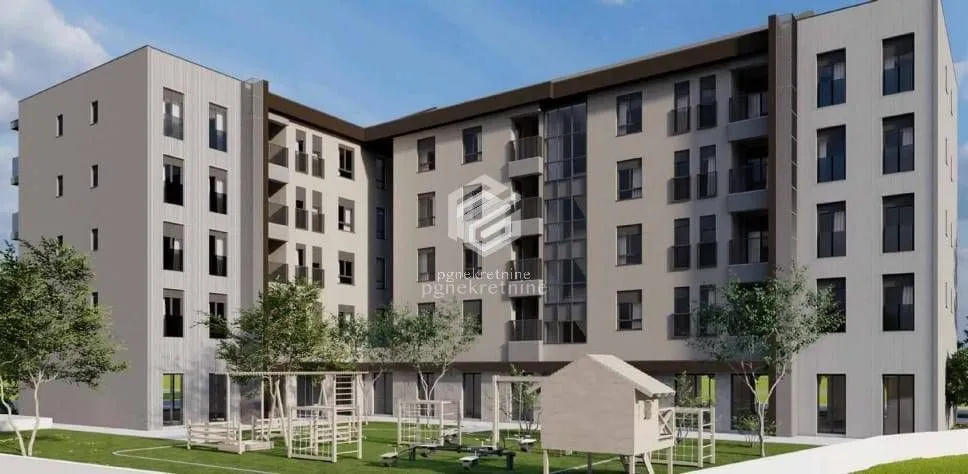 Prodaja, jednosoban stan, 44m², Stari Aerodrom, Podgorica