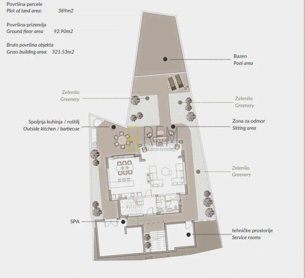 Sale, three bedroom apartment, 322m², Reževići, Budva