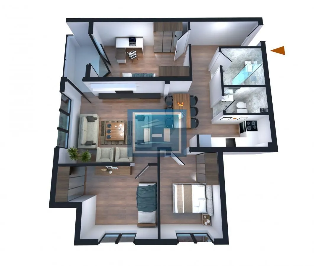 Sale, four bedroom apartment, 92m², Centar, Jagodina