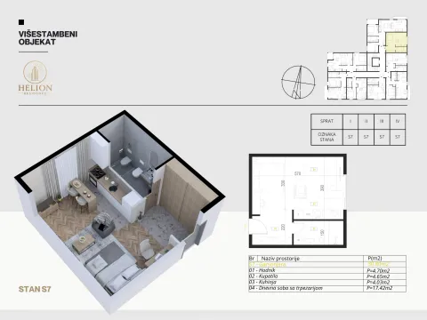 Prodaja, garsonjera, 31m², Podkošljun, Budva - image 6