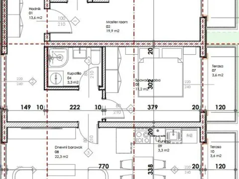 Prodaja, dvosoban stan, 102m², Dubovica, Budva - image 3