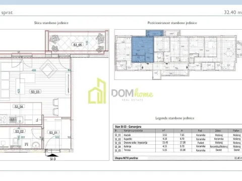 Prodaja, garsonjera, 32m², Momišići, Podgorica - image 6