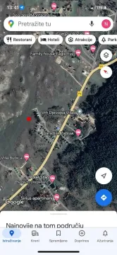 Satelitski snimak lokacije placa na Žabljaku prikazan na mapi. - image 6