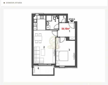 Prodaja, dvosoban stan, 54m², Tesla, Pančevo - image 3