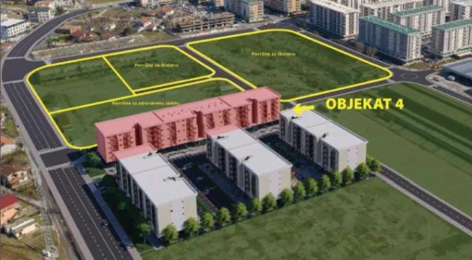 Sale, two bedroom apartment, 71m², New City, Podgorica