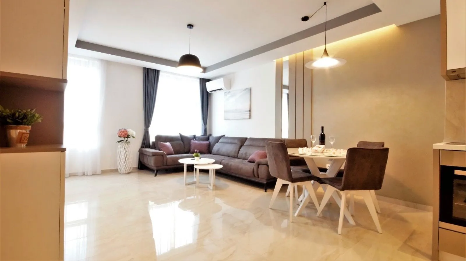 Rent, one bedroom apartment, 46m², Budva, Crna Gora