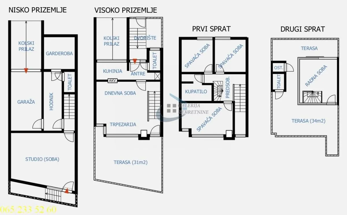 Sale, apartment, 170m², Savski Venac, Beograd