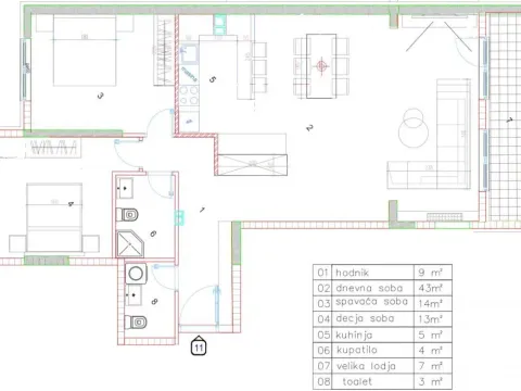 Prodaja, trosoban stan, 99m², Južni Bulevar, Vračar Sve Podlokacije - image 16