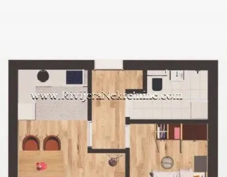 Sale, one bedroom apartment, 49m², Kava, Tivat - image 4