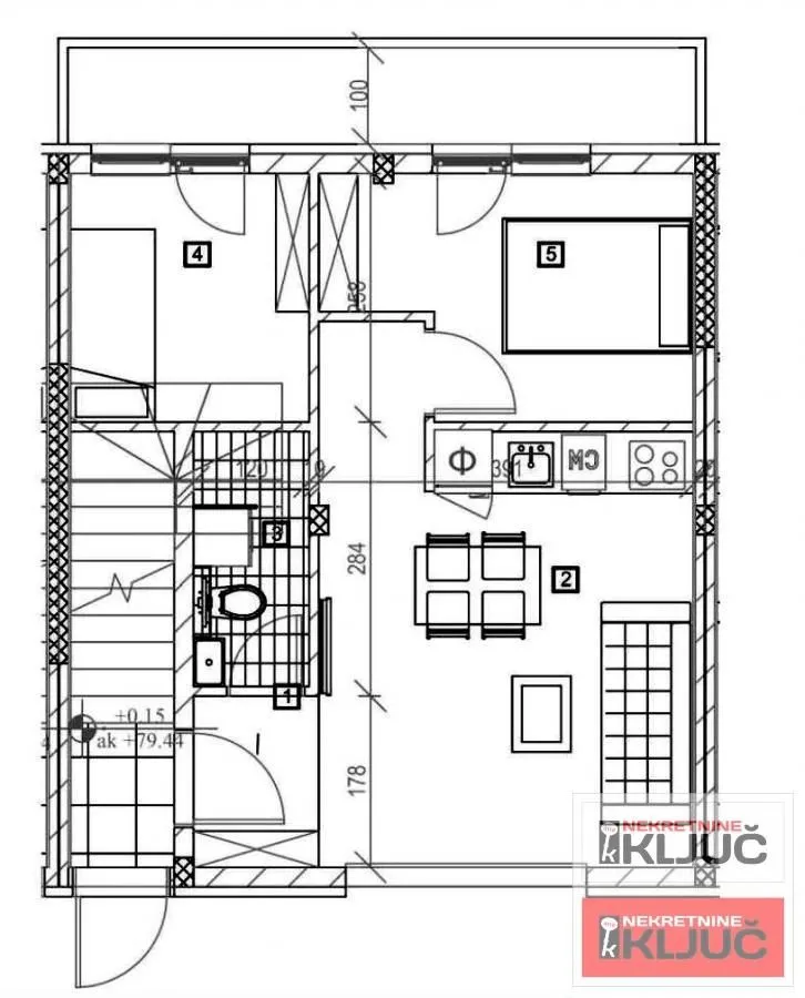 Prodaja, dvosoban stan, 41m², Lipov gaj, Novi Sad Sve Podlokacije