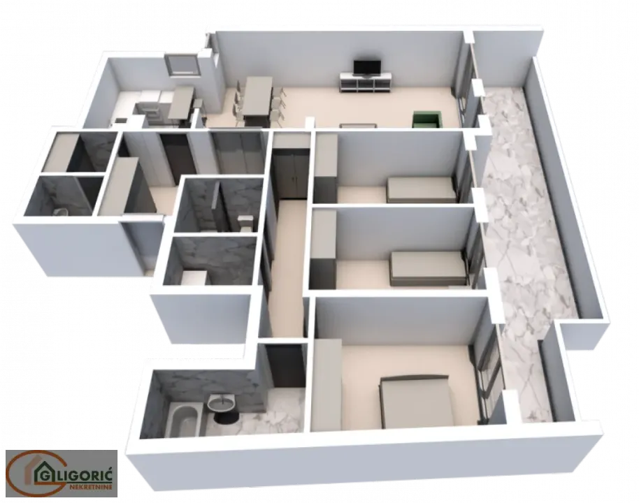 Prodaja, četvorosoban stan, 138m², Pančevo, Srbija