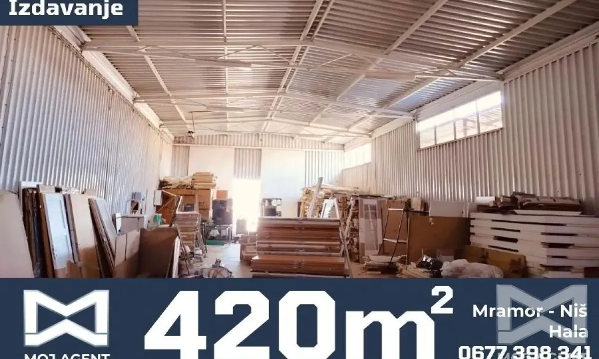 Izdavanje, poslovni prostor, 420m², Niš, Srbija