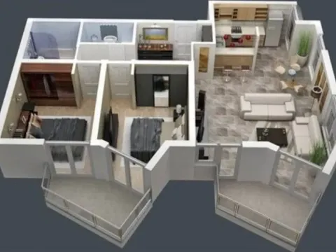 Sale, two bedroom apartment, 90m², Dobrota, Kotor - image 12