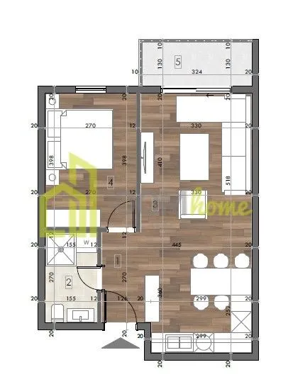 Prodaja, jednosoban stan, 46m², Donja Gorica, Podgorica