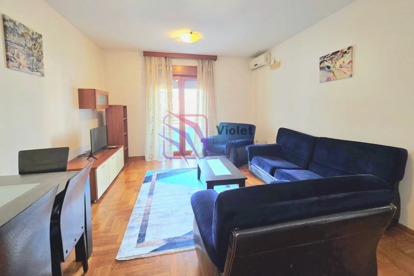 Izdavanje, jednosoban stan, 55m², Preko Morače, Podgorica