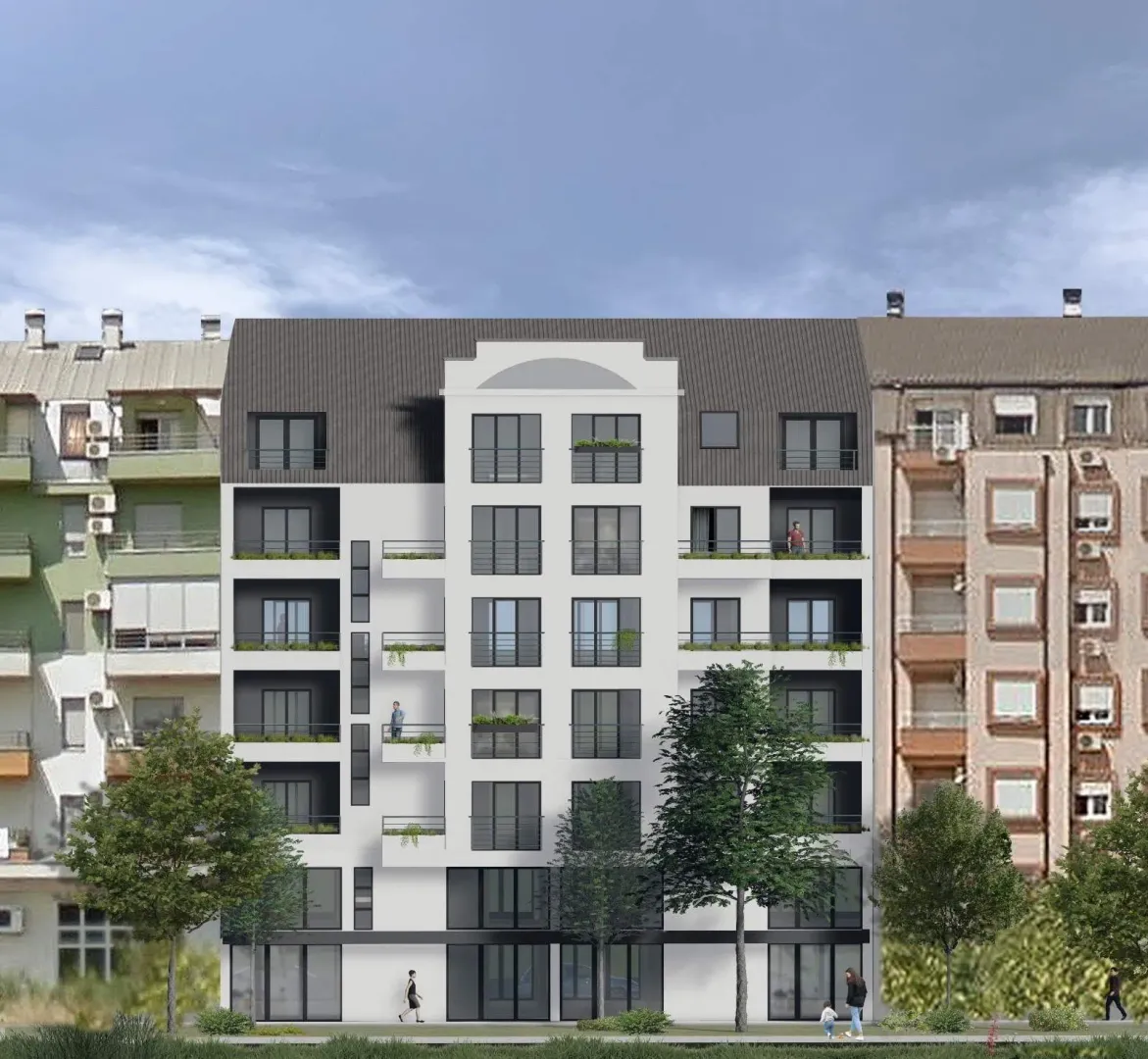 Prodaja, jednosoban stan, 53m², Krivi Most, Podgorica