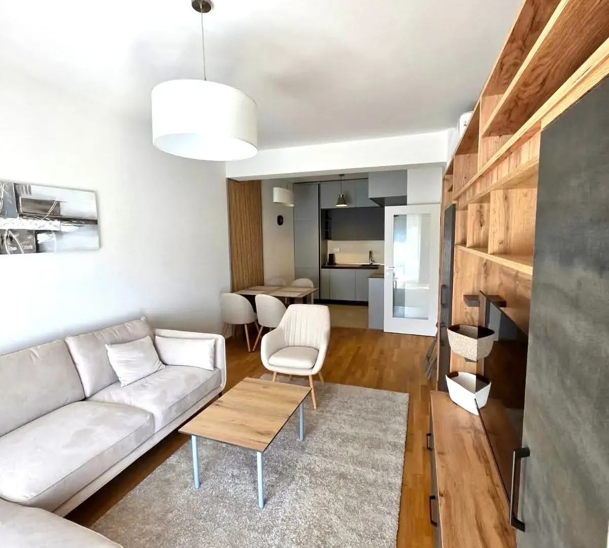 Izdavanje, jednosoban stan, 47m², Zabjelo, Podgorica
