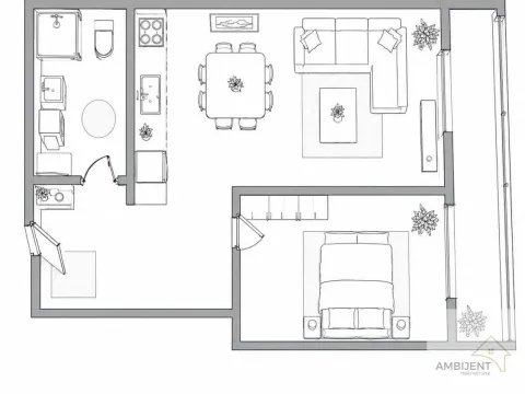 Prodaja, dvosoban stan, 43m², Zvezdara Sve Podlokacije, Beograd - image 7