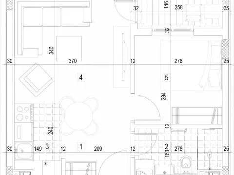 Sale, two bedroom apartment, 36m², Cvetanova Ćuprija, Zvezdara Sve Podlokacije - image 8