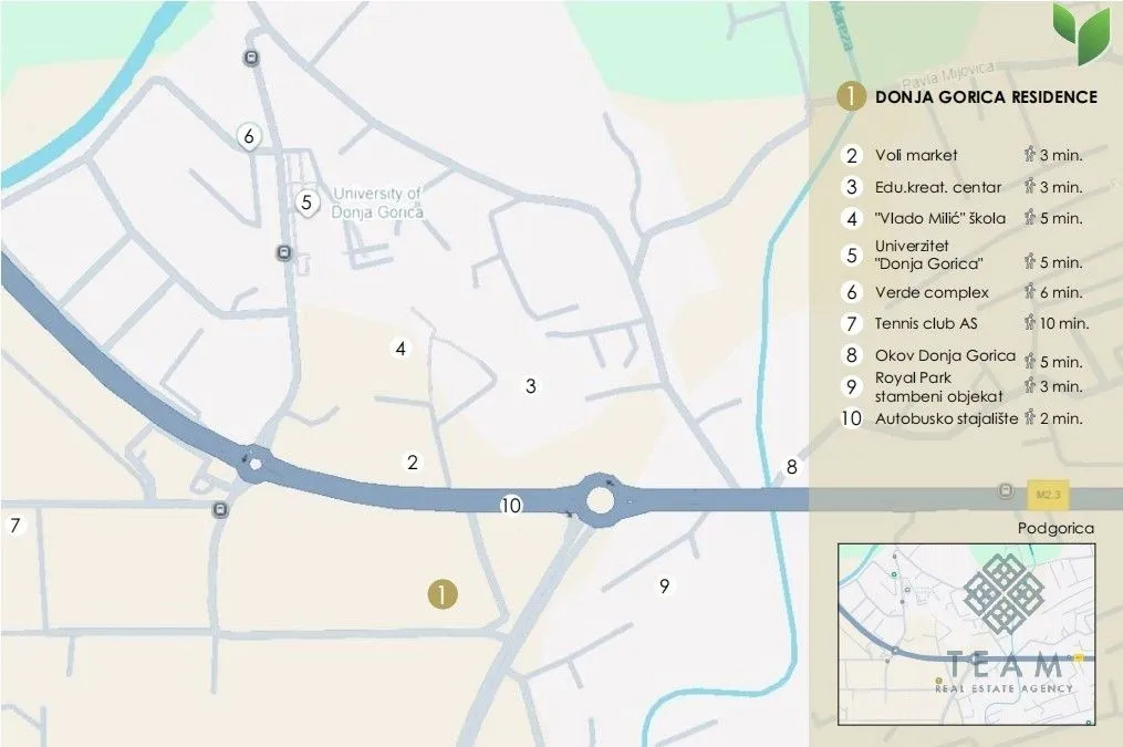 Prodaja, jednosoban stan, 47m², Donja Gorica, Podgorica
