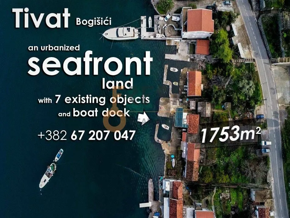 Prodaja, plac, 1753m², Tivat, Crna Gora