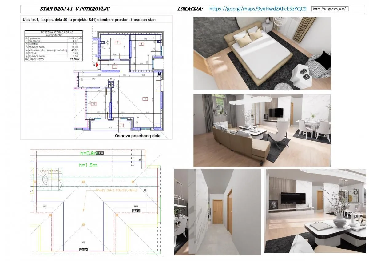 Prodaja, dvosoban stan, 79m², Centar, Zlatibor