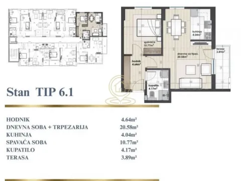 Prodaja, jednosoban stan, 48m², Pantelej, Niš - image 4