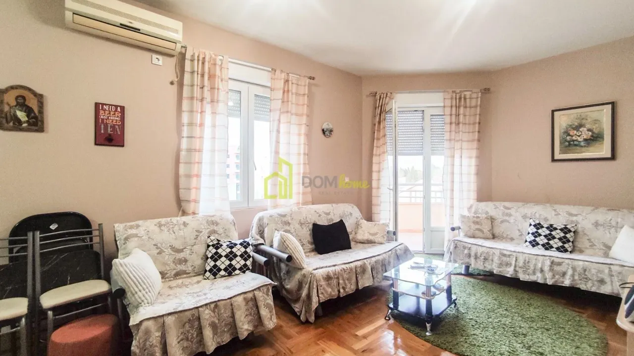 Izdavanje, jednosoban stan, 54m², Momišići, Podgorica